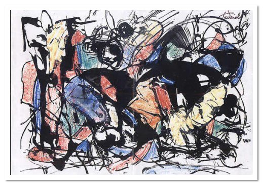 Figure intorno al cavallo morente